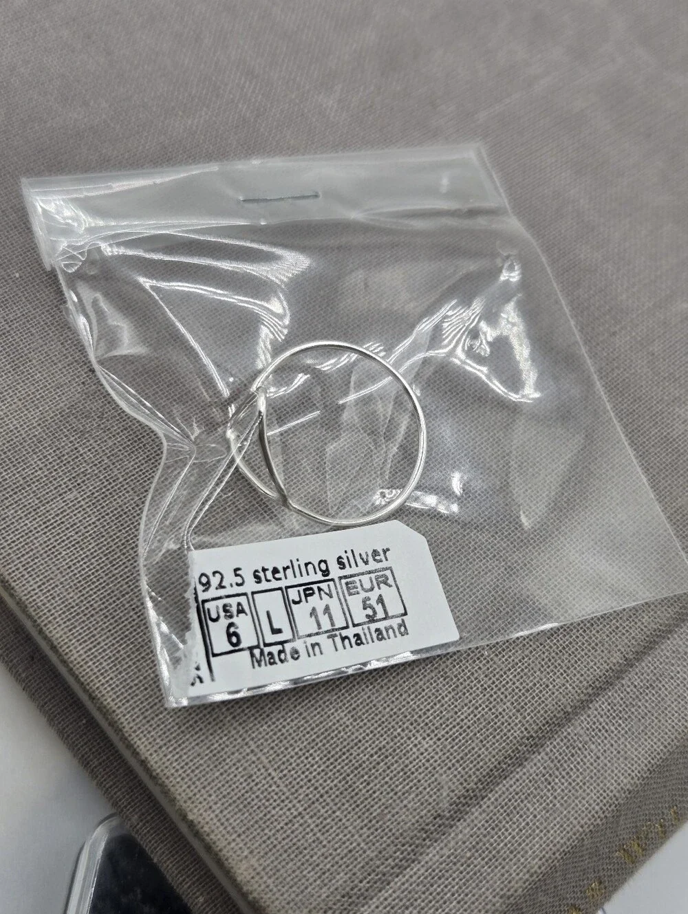 Sterling Silver Ring Wire Triangle Outline Size 6 Fairy Boho Dainty Delicate 925